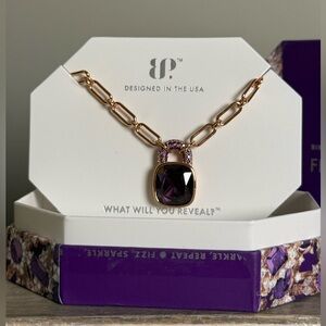 Bomb Party February 2026 Necklace “Glow Without Asking” Brand New!